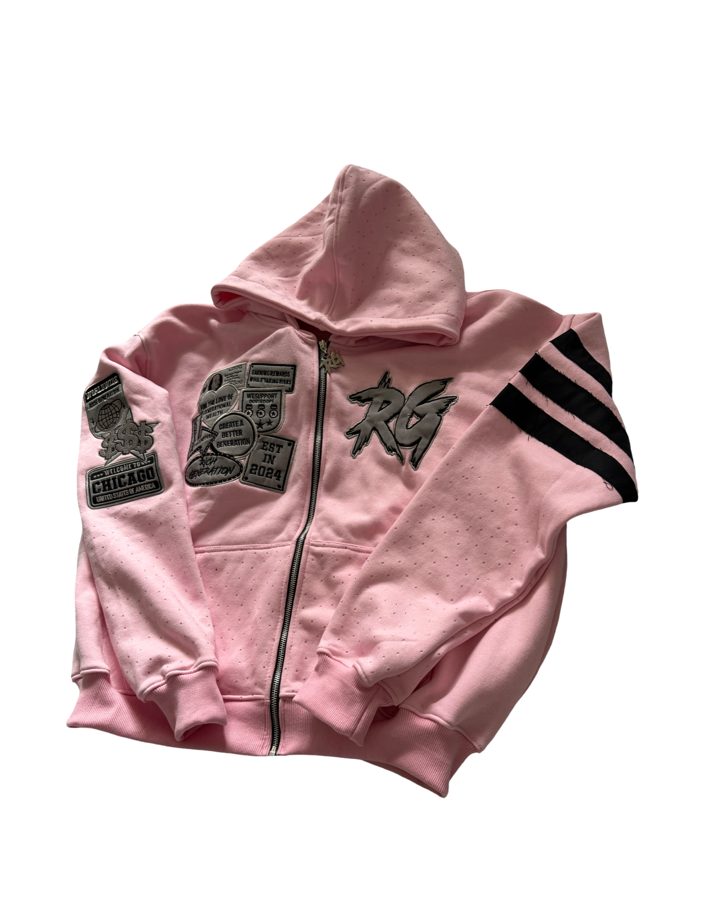 RGX Pink & Grey Zipup
