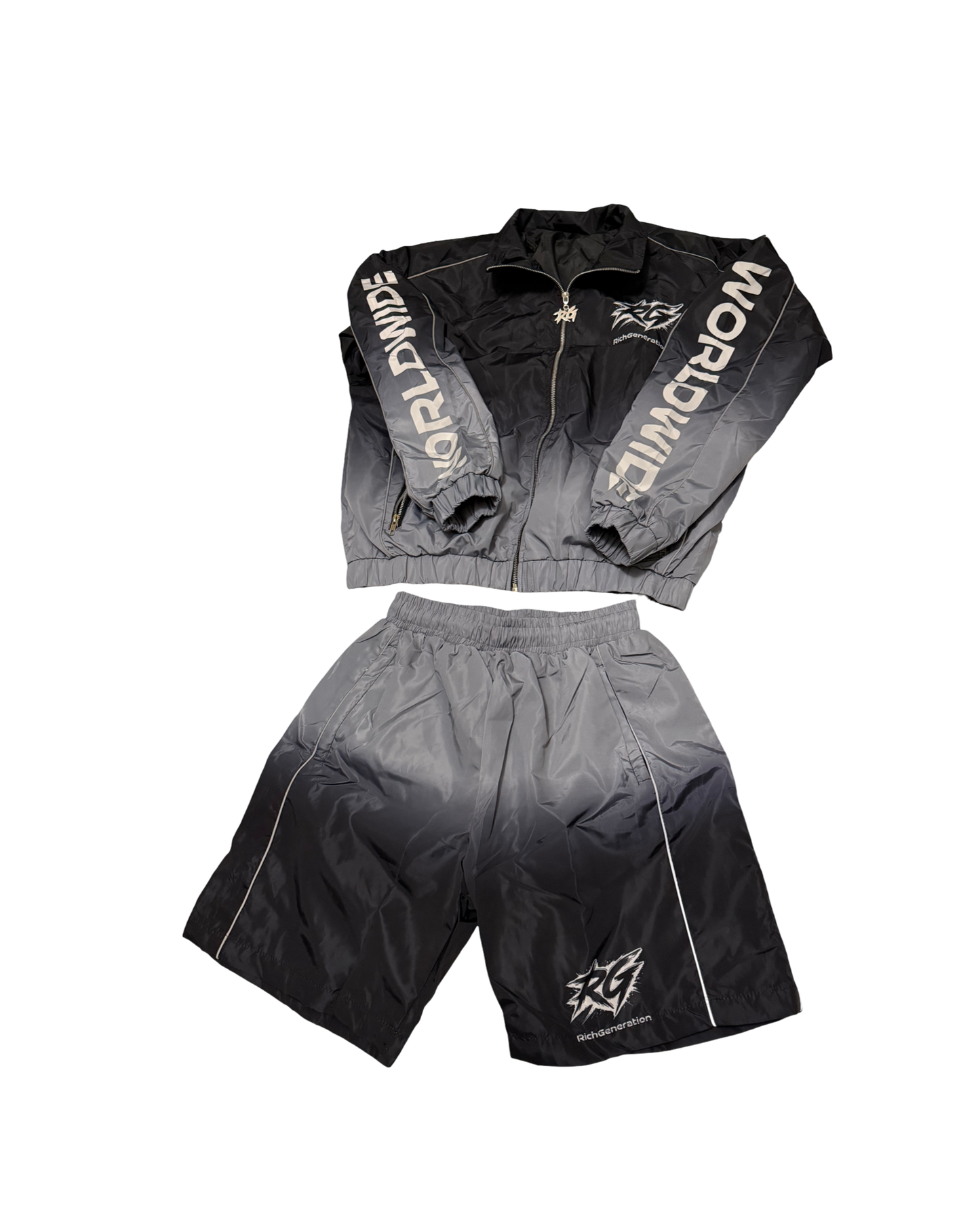 R1 Windbreaker Women’s Black/ Grey Set