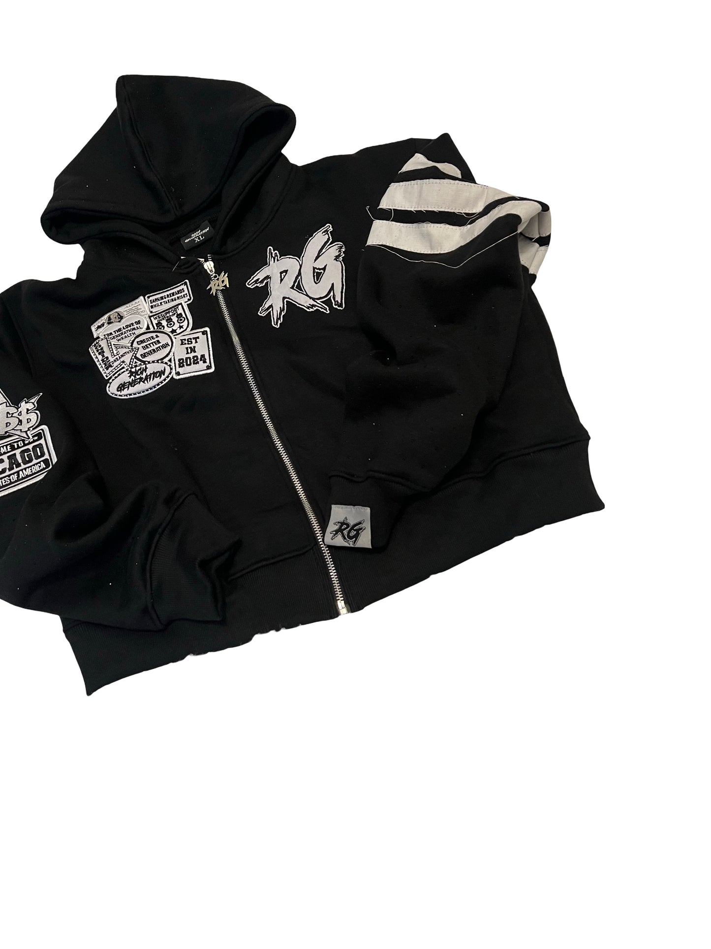 RGX Black & White Zipup