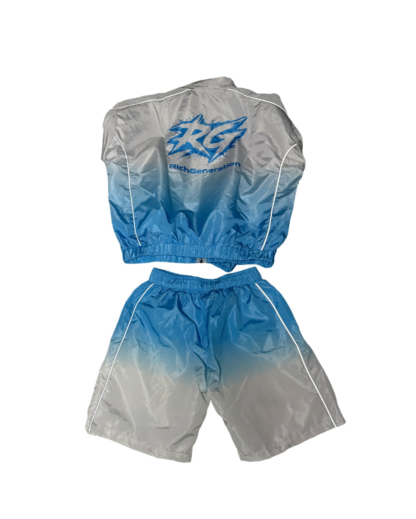 R1 Windbreaker Women’s White/Blue Set