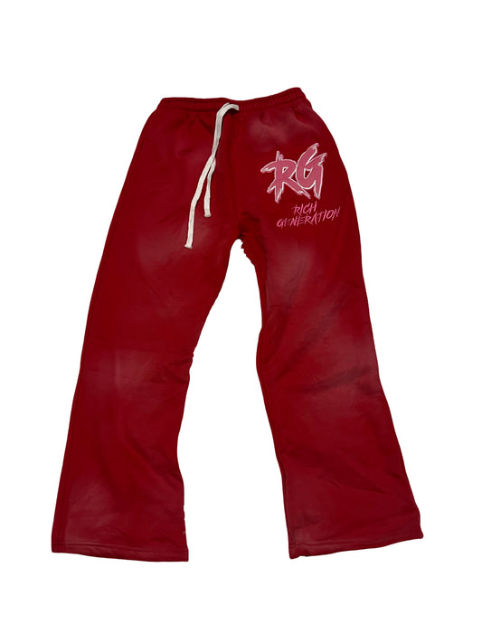 RGX Red Valentine Sweatpants