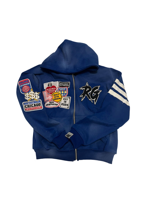RGX Royalty Blue Zipup