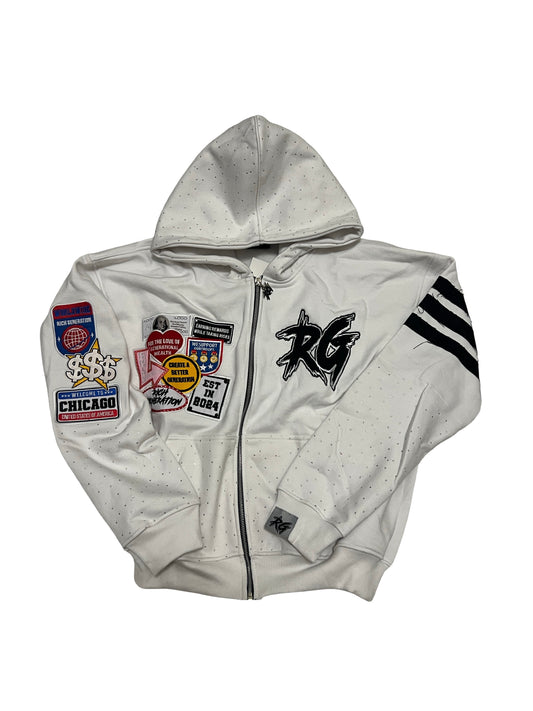 RGX Icy White Zipup
