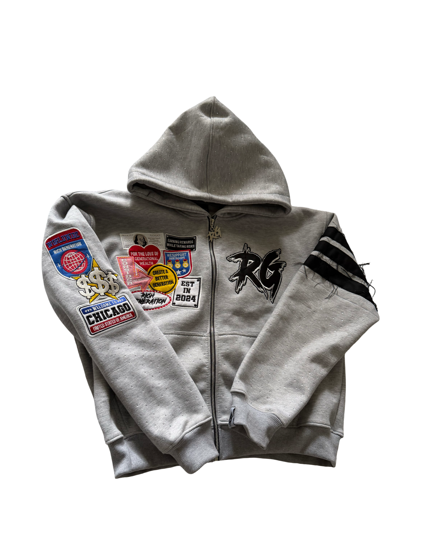 RGX Grey Vintage Zipup