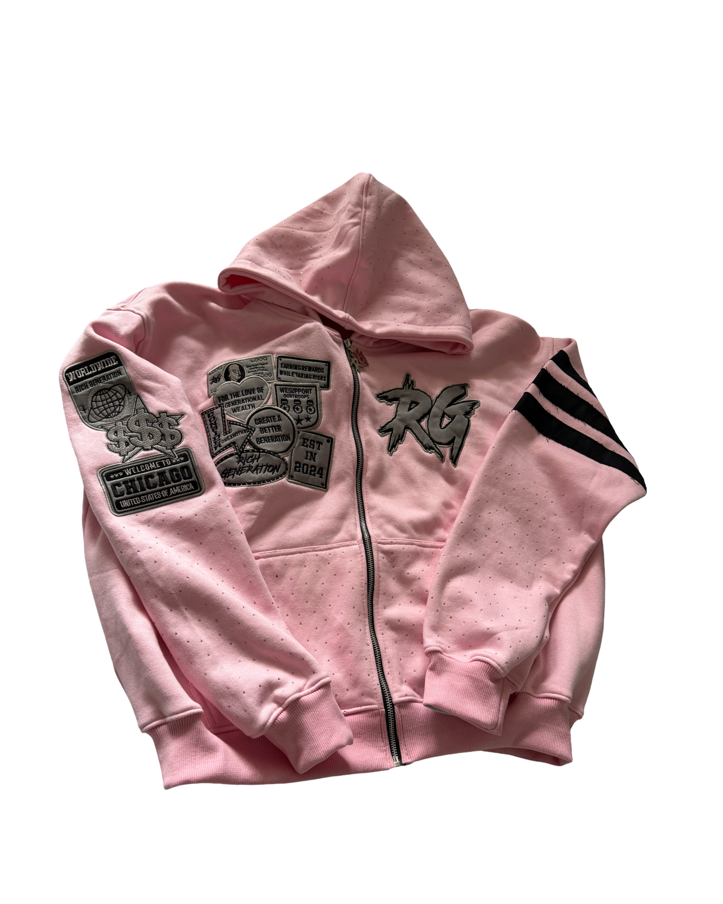 RGX Pink & Grey Zipup