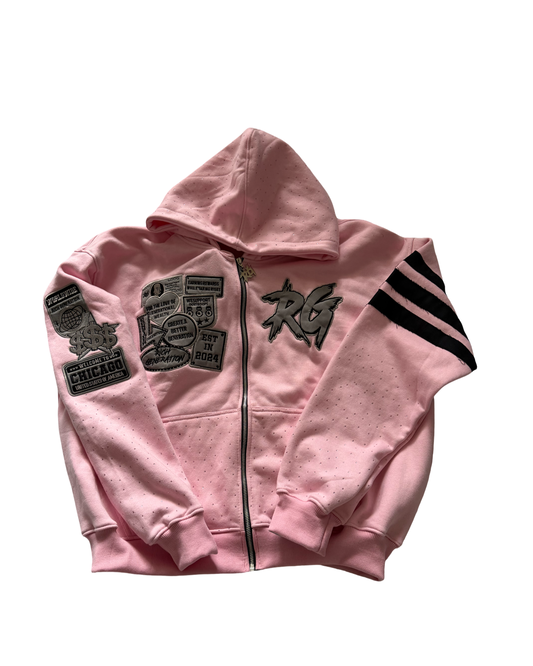 RGX Pink & Grey Zipup