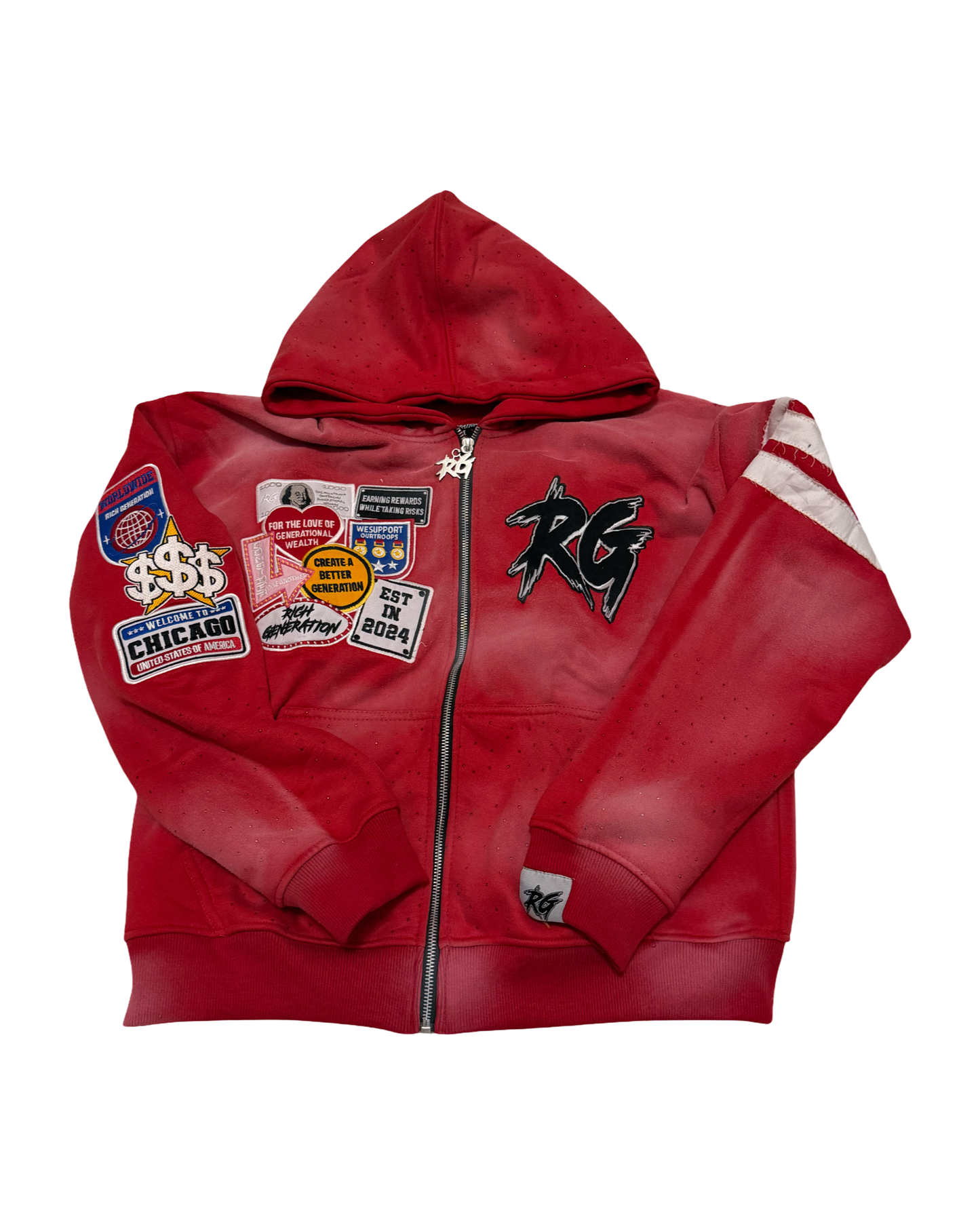 RGX Red Zipup