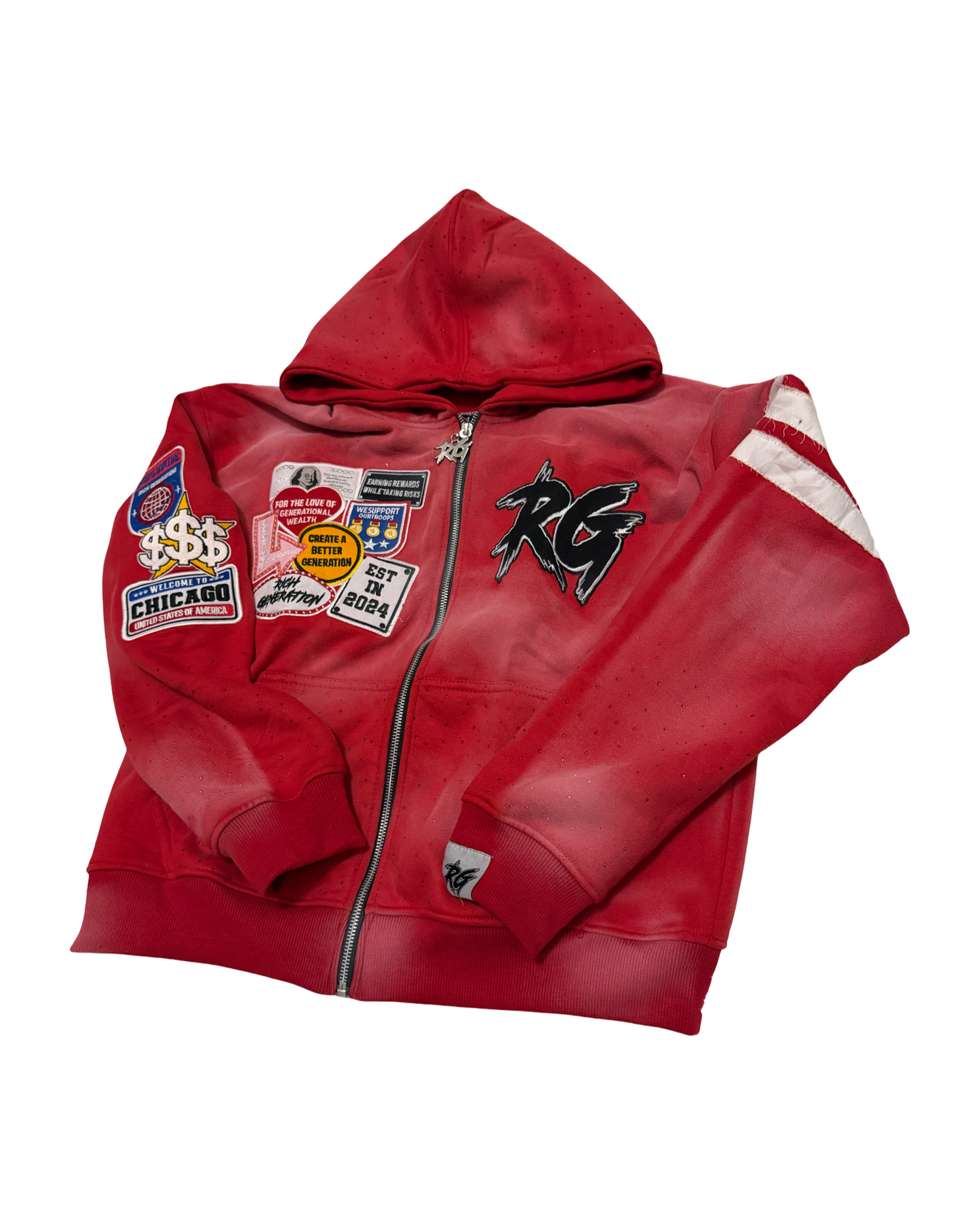 RGX Red Zipup