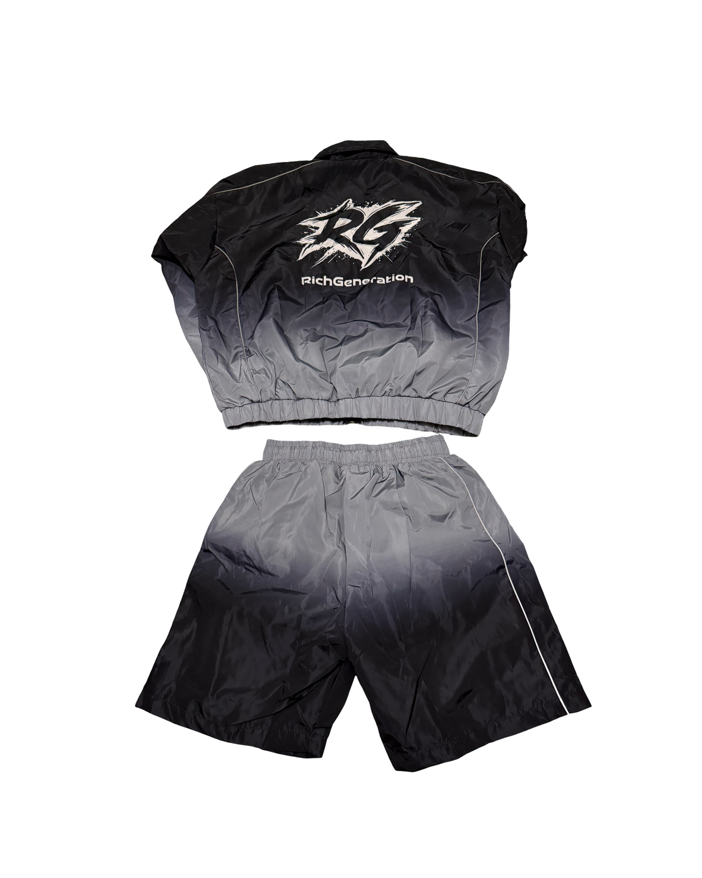 R1 Windbreaker Men Black/Grey Sets